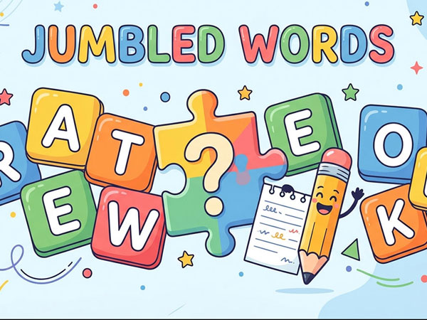 Jumbled Words Puzzles for Kids