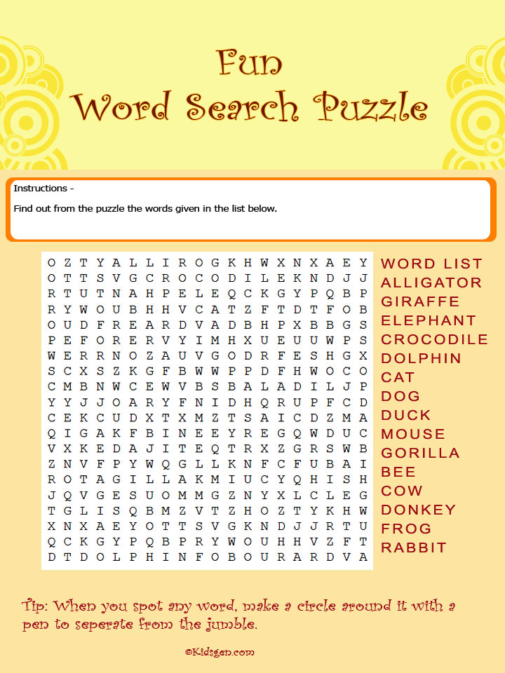 Word Sleuth Template