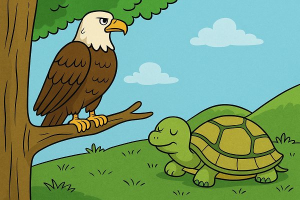 The Idle Tortoise - Short Fable with Moral