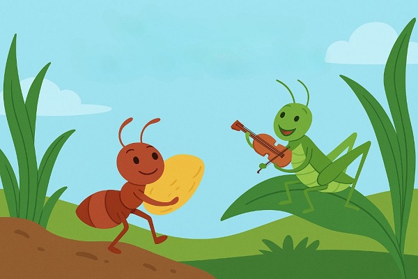 The Ant and the Grasshopper - Aesop's Fable on Preparation