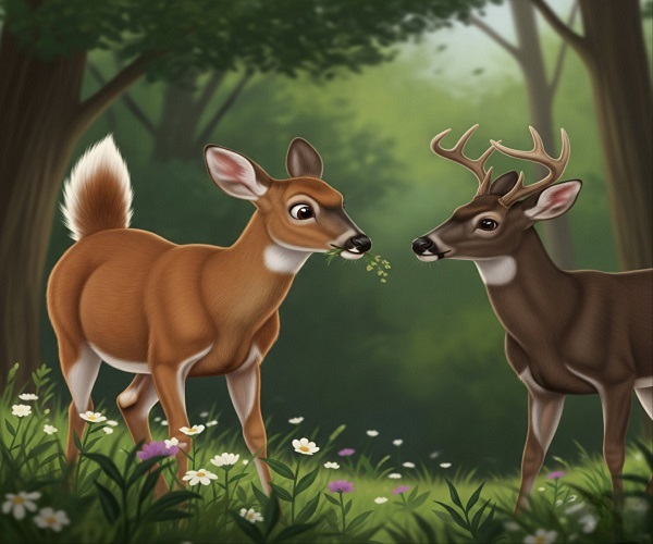 The Buck and the Doe - Enchanting Moral Story for Kids