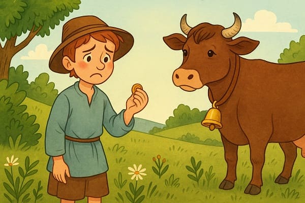 The Cow's Bell - A Tale of Greed and Regret for Kids