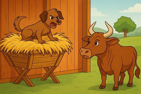 The Dog in the Manger - Aesop's Timeless Fable & Moral Lesson