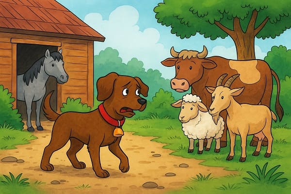 The Dog with Many Friends - Aesop's Fable on True Friendship