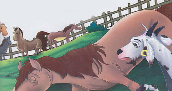 The Goat and the Horse - Inspiring Moral Story for Kids