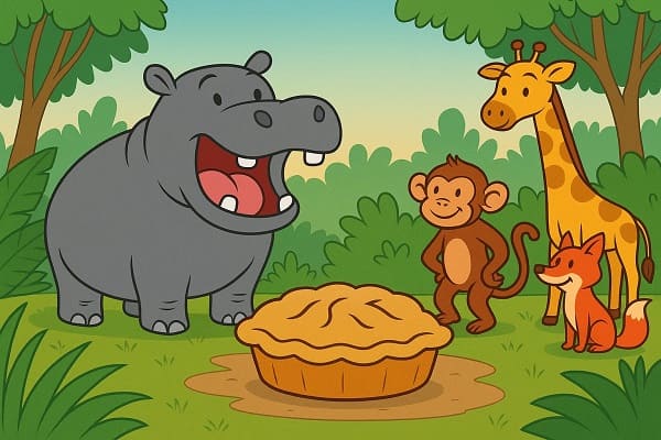 The Greedy Hippo - A Funny Fable on Greed & Gratitude