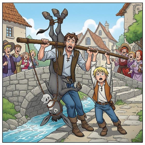 The Man, the Boy & the Donkey - Classic Moral Story for Kids
