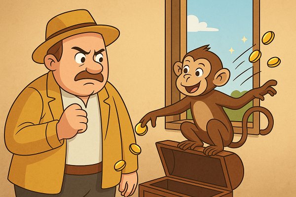 The Monkey and Man - Fable on Generosity & Wisdom