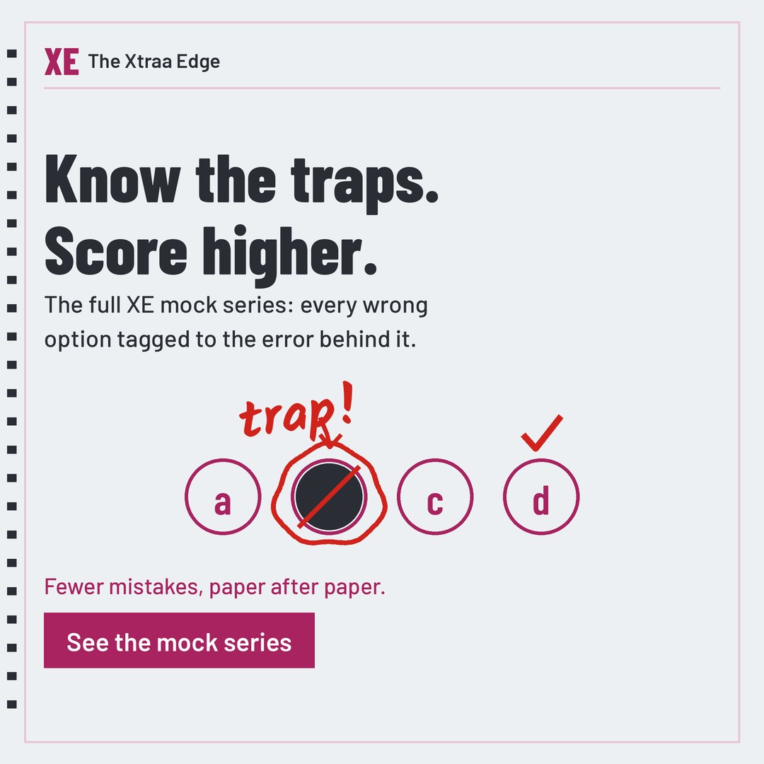 Know the traps and score higher: the full XE CLAT mock series, with every wrong option tagged to the reasoning error behind it