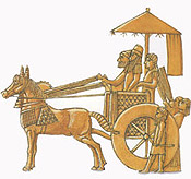 CHARIOT OF Assyrian king