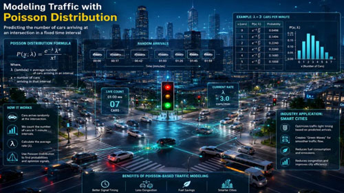 Poisson Distribution in Traffic – Modeling Vehicle Arrival Frequencies