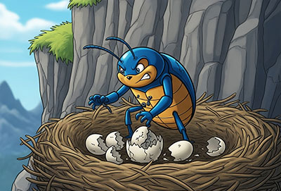 A Bully is Beaten - animal story