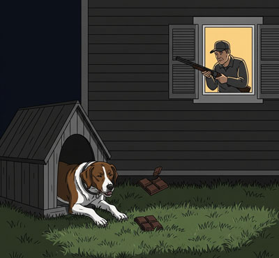 A Watchdog That Couldn't Be Bribed - animal story