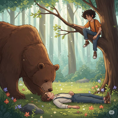 A Word of Advice from a Bear - animal story