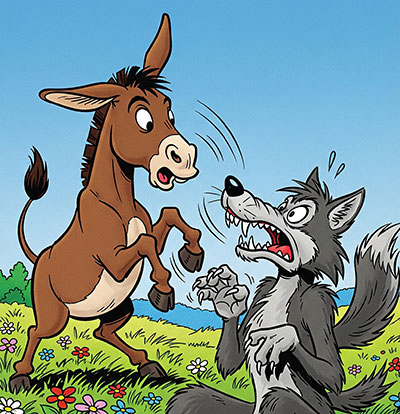 Denzil Learns to be Smart - animal story