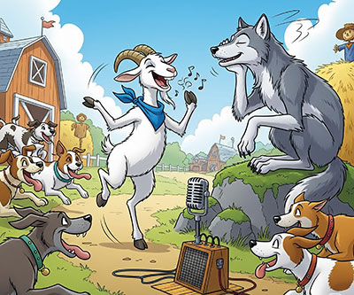 Gerald the Goat Gives a Concert - animal story