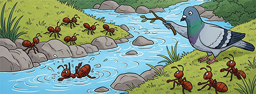 One Good Turn Deserves Another - animal story