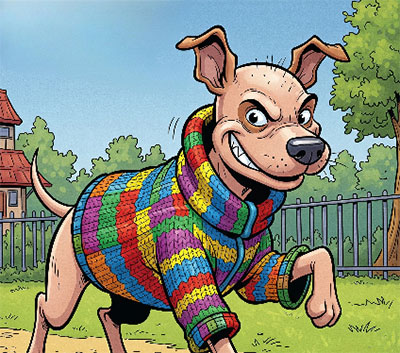 The Bald Dog - animal story