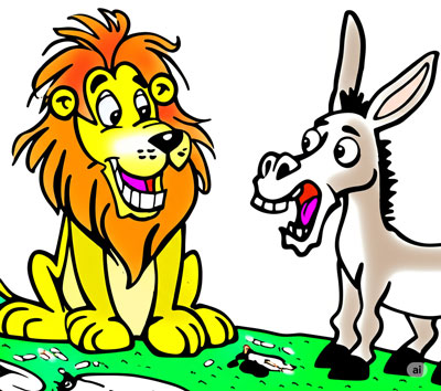 The Lion's Unfair Share - animal story