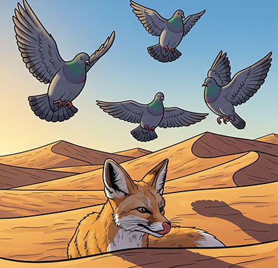 The Perilous Pigeon Adventure - animal story