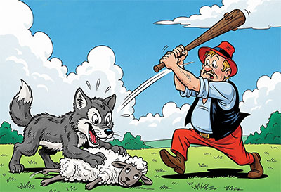 The Silliest Shepherd of All - animal story