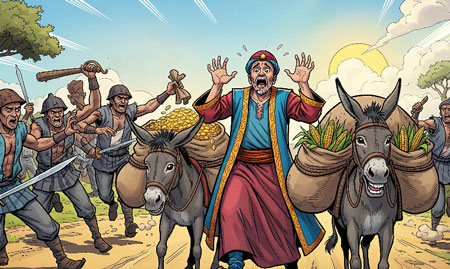 The Unimportant Donkey - animal story