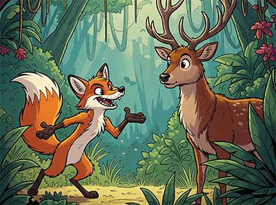 The Wolf's Deception - animal story