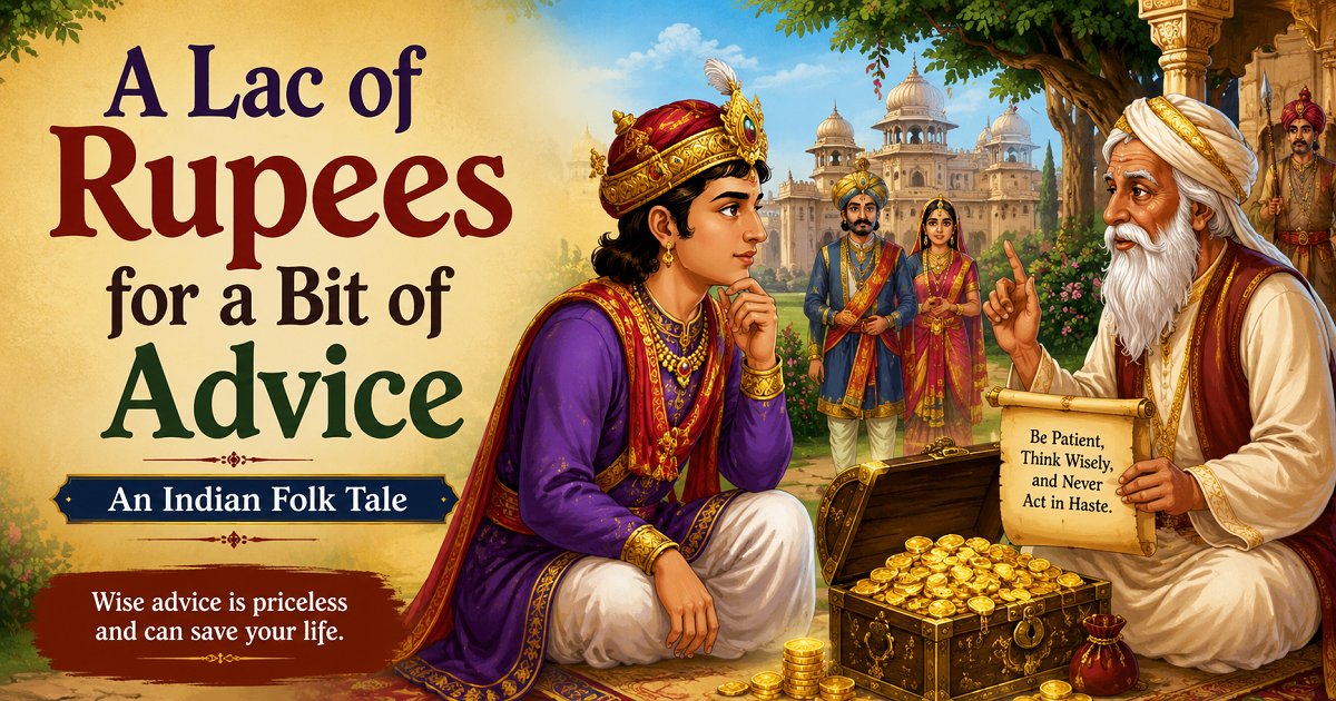 The prince learns the true value of wisdom in this Indian folk tale