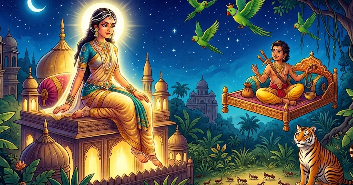 Folk Story: How the Raja's Son Won the Princess Labam