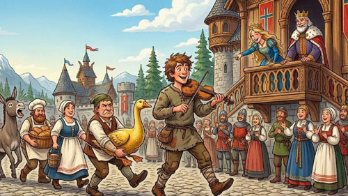 Folk Tale: Hans Who Made the Princess Laugh