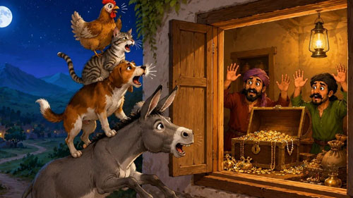 Folk Tale: The Four Companions