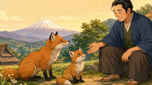 Folk Tale: The Grateful Foxes