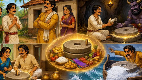Folk Tale: The Magical Millstone