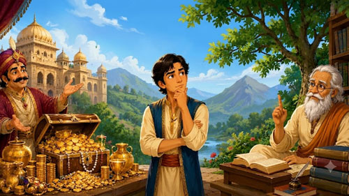 Folk Tale: Wealth or Wisdom