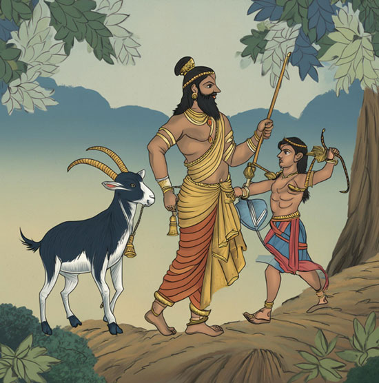 Hitopadesha Story - The Brahmin and the Goat