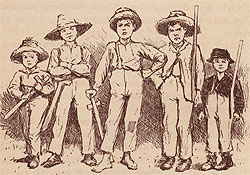 Tom Sawyer's band of robbers