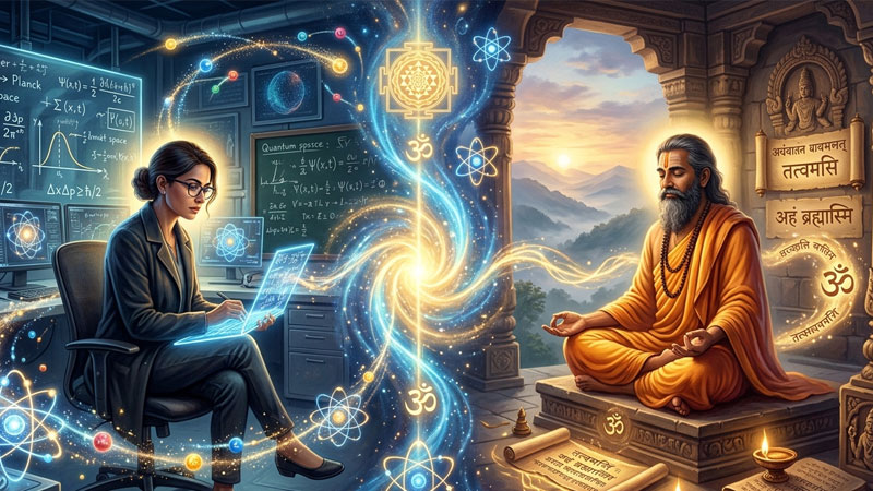 Science and spirituality connection in Upanishads philosophy